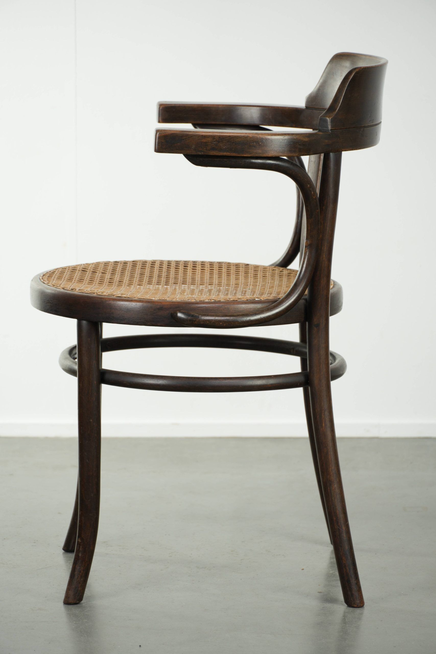 Original Cosmos vintage webbing chair in Thonet style from the 20th century