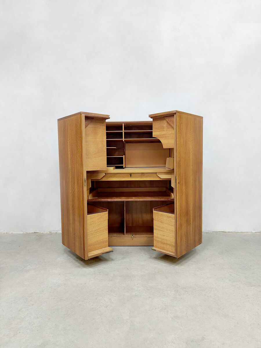 Vintage desk 'Magic Box' folding cabinet