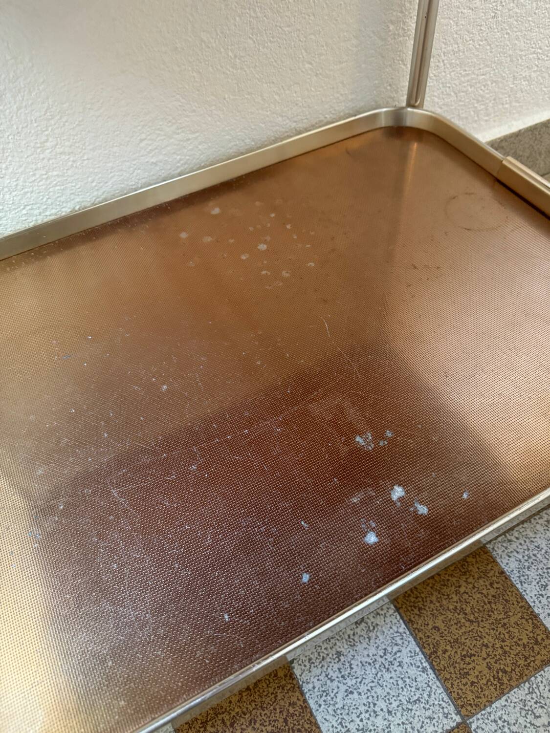 Kaymet copper and silver trolley from the 50s