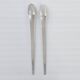 Arne Jacobsen salad servers for Georg Jensen 1970