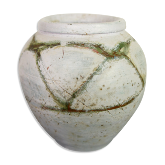 Painted terracotta vase