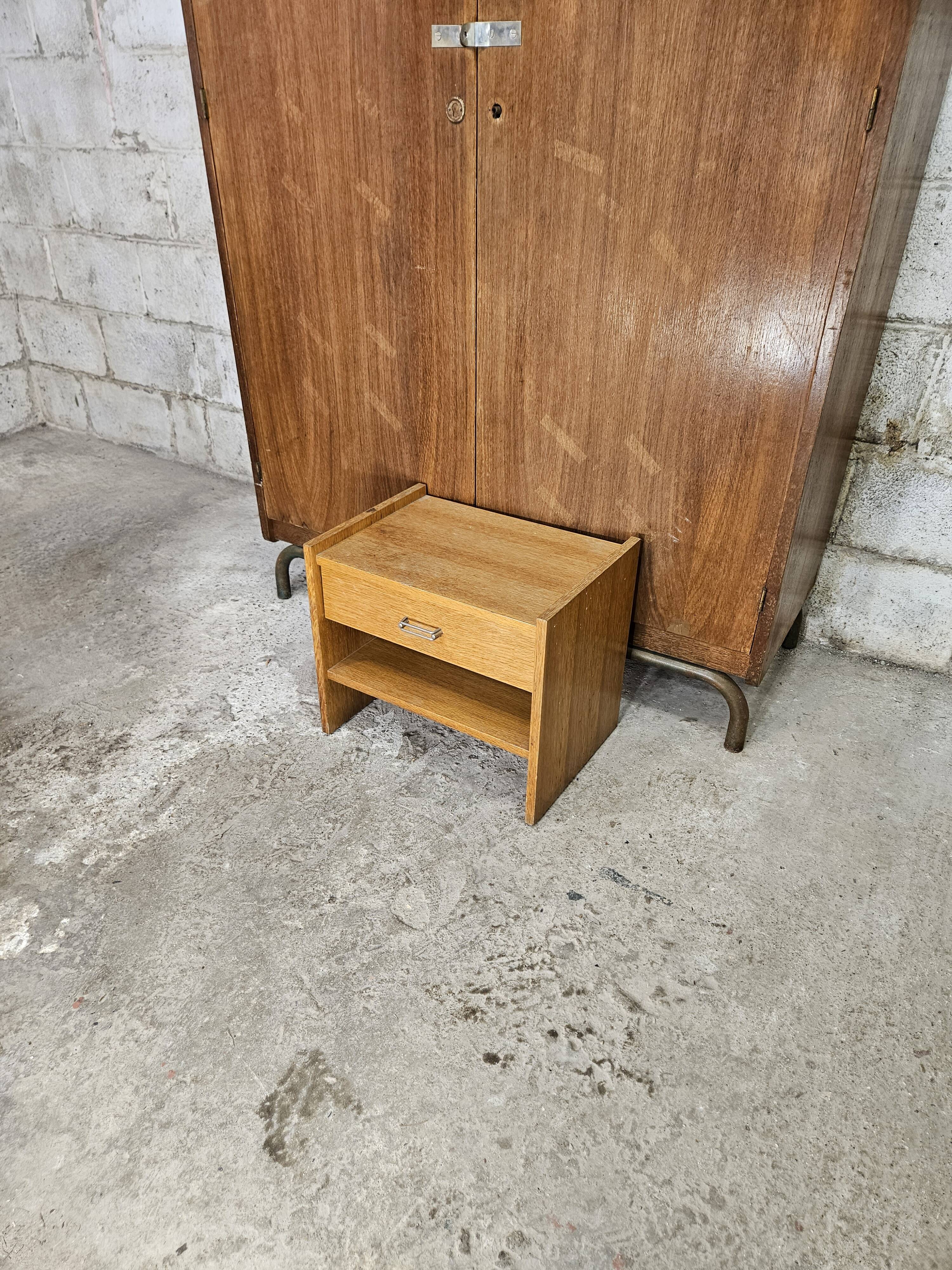 Scandinavian style bedside table 1960