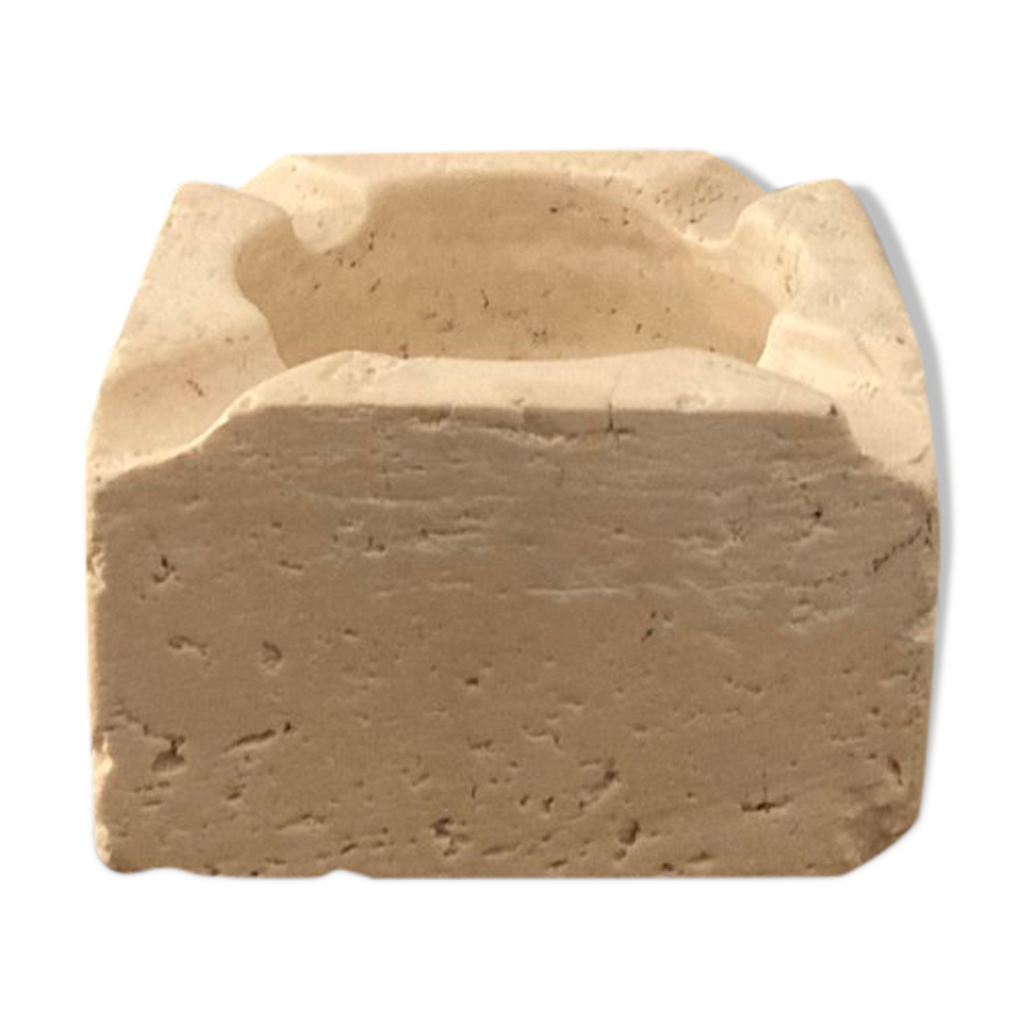 Travertine ashtray