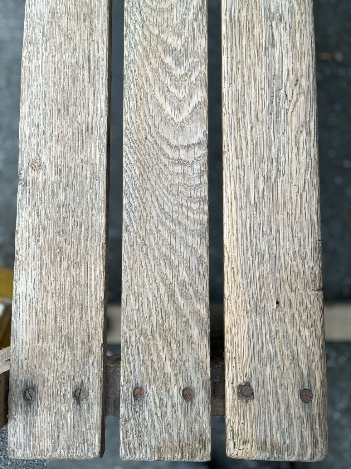 Double patinated school desk