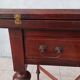 Game table in mahogany late 19th