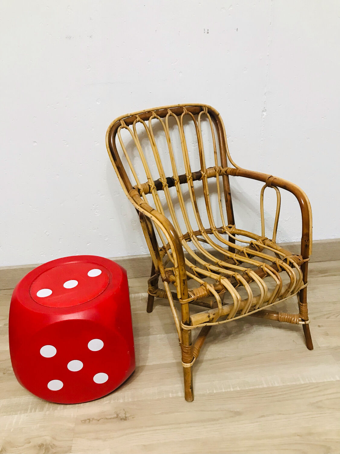 Fauteuil rotin pour enfants