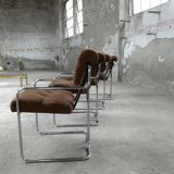 Four Tucroma armchairs by Guido Faleschini