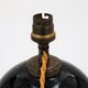 Art Deco black glass ball lamp 1930