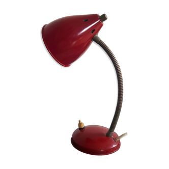 Vintage Hala Hala 50s Red Gooseneck Lamp