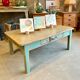 Vintage blue coffee table