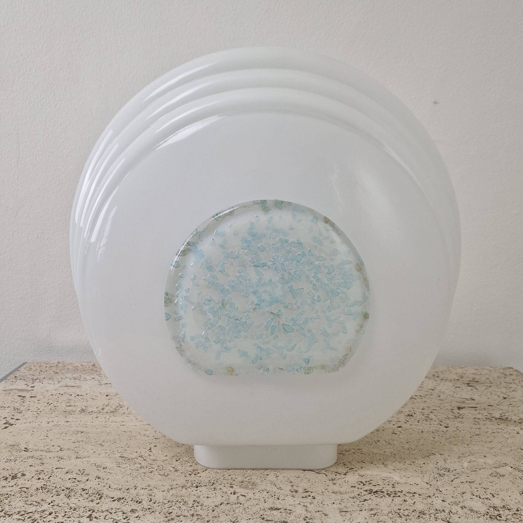 Rare 1970s Murano Glass Table Lamps by Ferro & Lazzarini - Set of 3