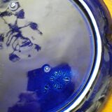 Vintage 1950s ceramic plate from Isle-Adam signed Méran Frères