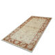 Cream Rug Handwoven Traditional Zeigler Carpet- 65x118cm
