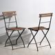 Anciennes chaises de terrasse pliantes (c.1920). Ensemble de 2 pièces #32