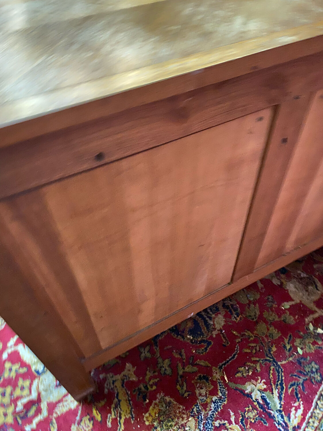 Louis XV style cherry chest of drawers