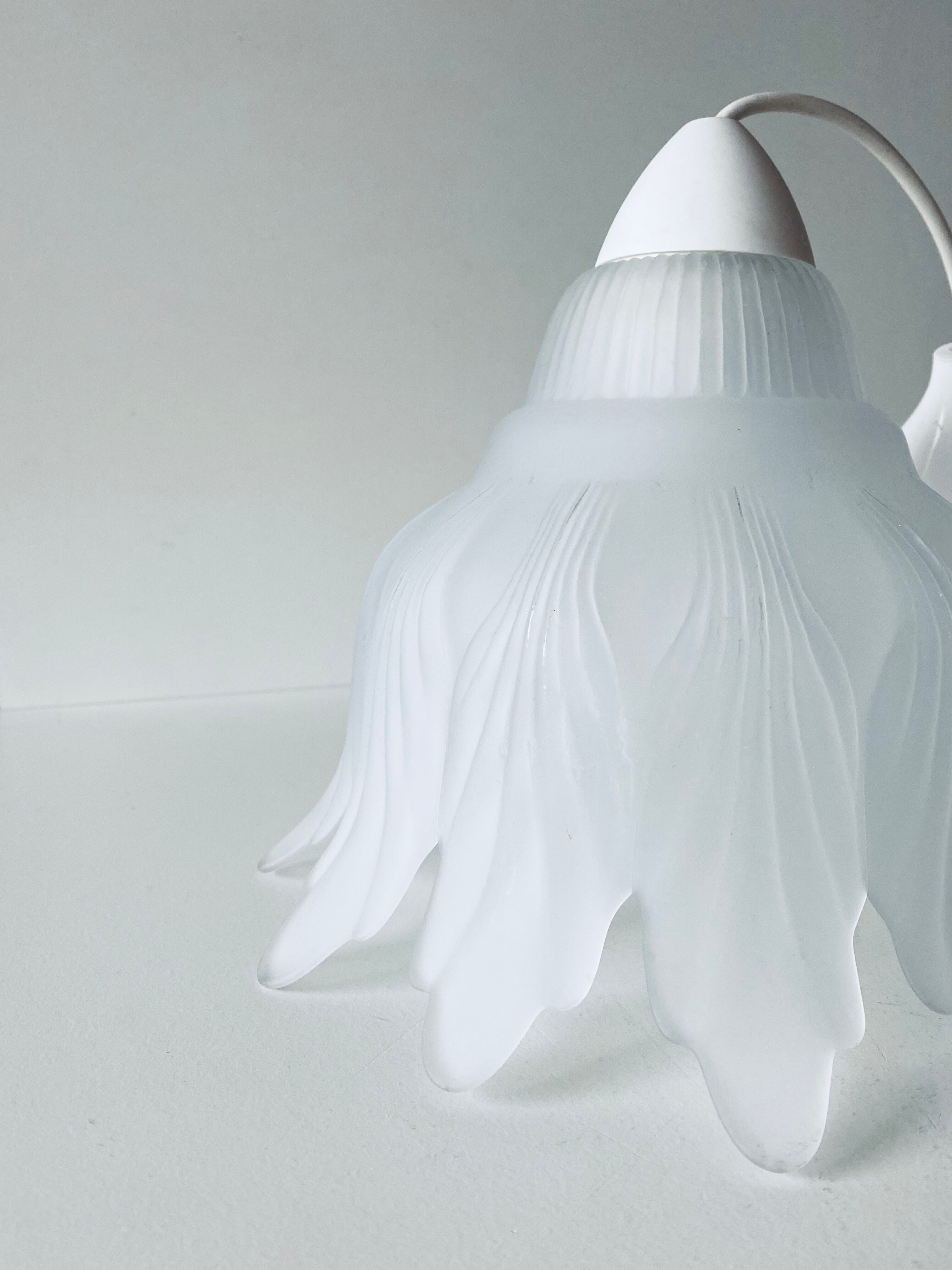 Glass vegetable hanging lamp
