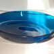 Vide poche années 70 cristal bleu