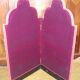Old screen with 2 sheets in fabric
