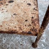 Table de chevet d’hôpital fin XIX début XXe en métal
