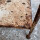 Former hospital bedside table late 19th century early 20th century in metal