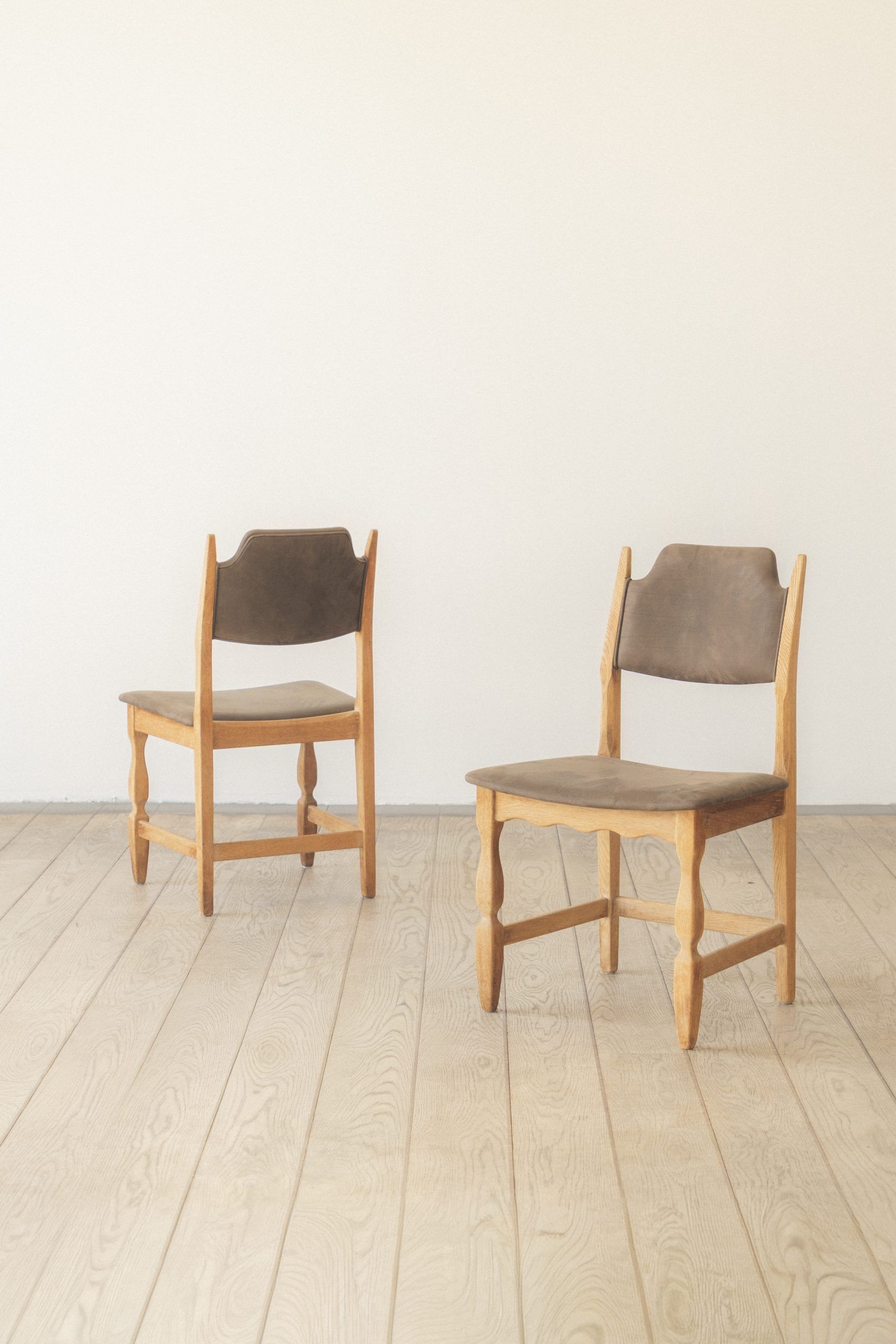 Henning Kjærnulf Razor Blade, dining chair (set of four)