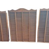 Lot 3 Lockers collection Storage Wood Decoration printing locker for collections