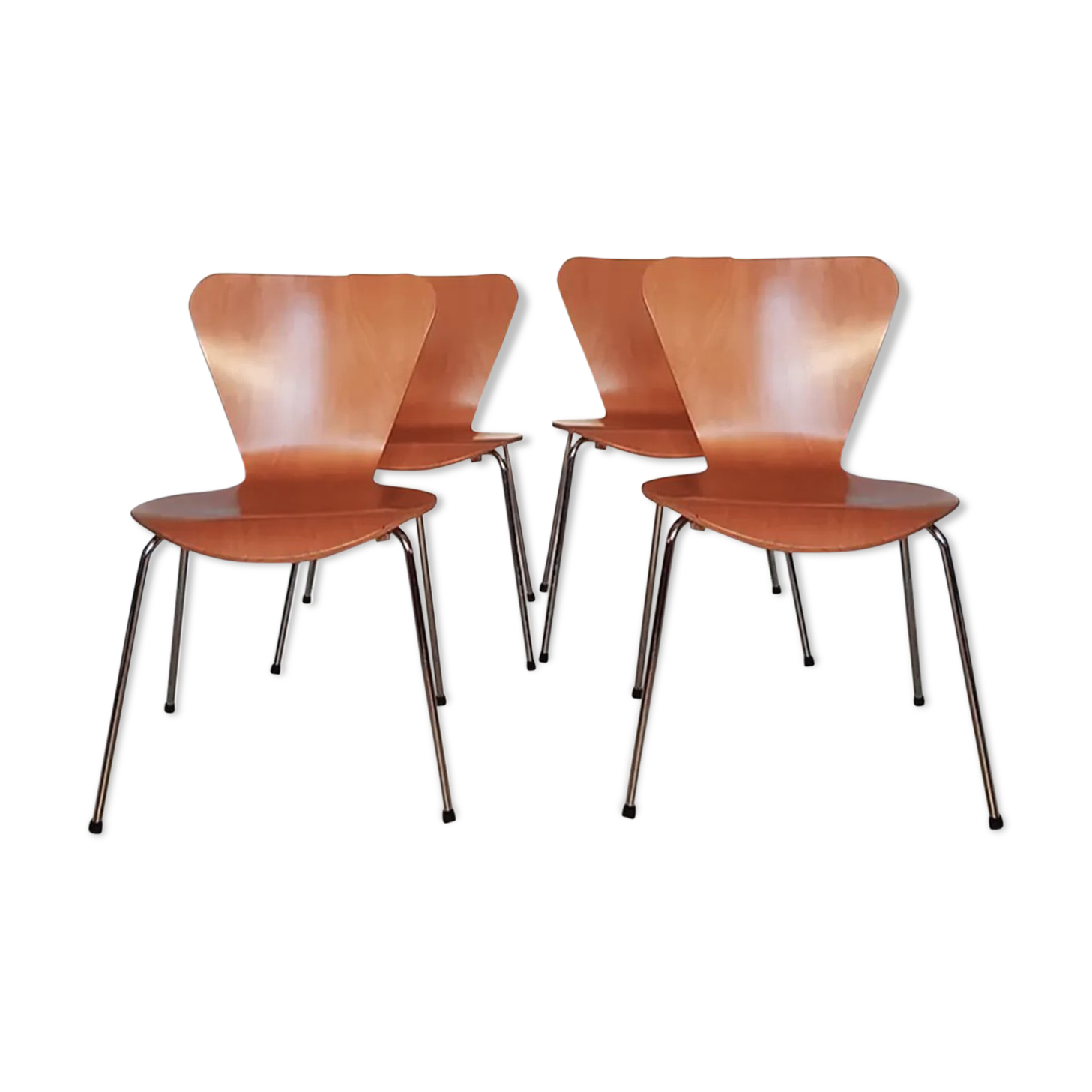 Série de 4 chaises scandinaves