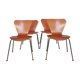 Série de 4 chaises scandinaves