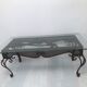 Table basse en fer forgé des années 50-60