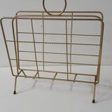 Vintage metal gold magazine door