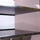 Meuble Hifi, range vinyles en plexiglas fumé par Eric Maville, années 70
