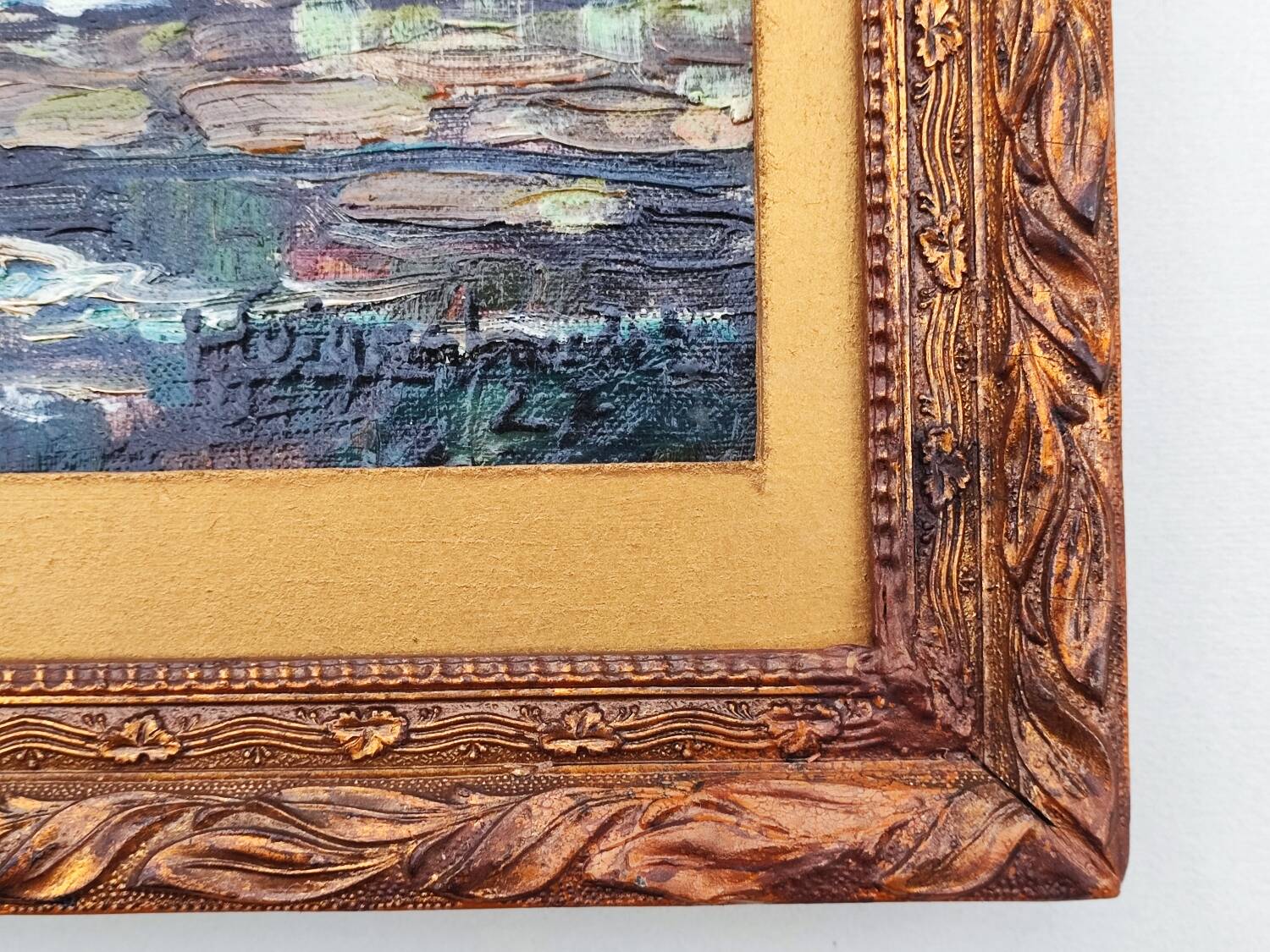 Oil painting by H. Guignabaudet