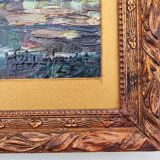 Peinture à l'huile de H. Guignabaudet