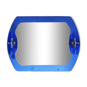Miroir Veca bleu cobalt à 2 teintes