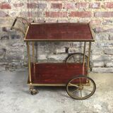 Brass and formica 60's rolling table