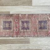 Small rug 2x3, vintage door mat rug, Turkish rug, mini rug, wool handknotted rug