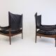 Ensemble de 2 fauteuils en cuir Modus pour Søren Willadsen, Kristian Vedel