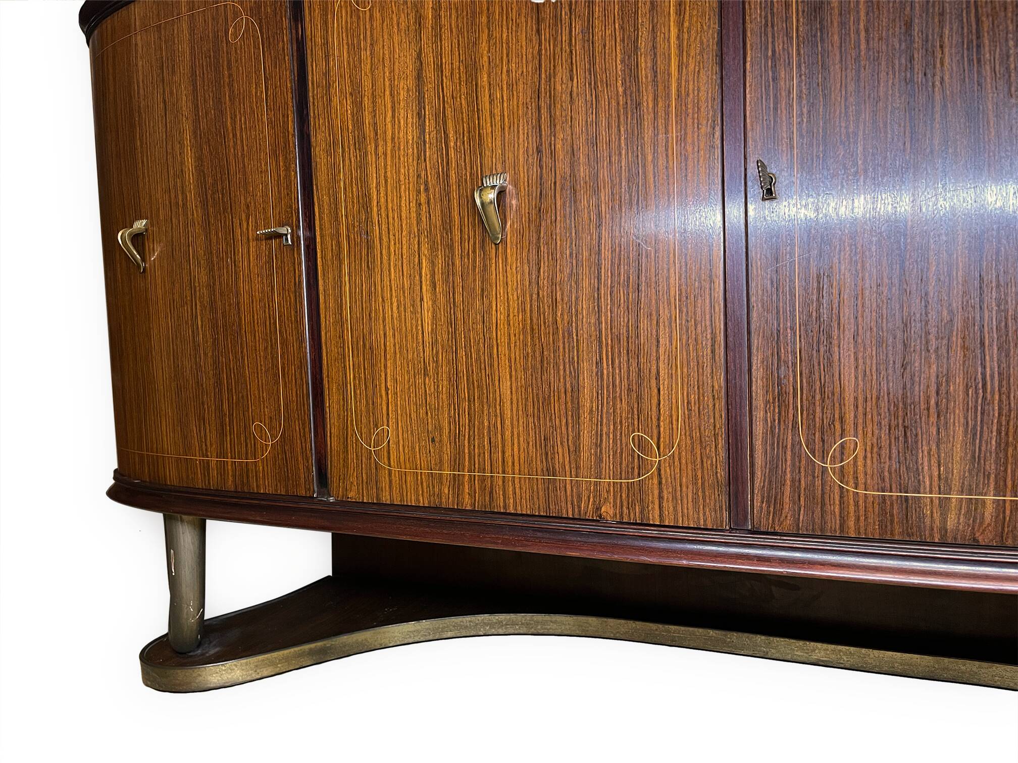 Buffet vintage, dans le style de Paolo Buffa, 1950