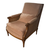 Bergère à cannage Louis XVI.