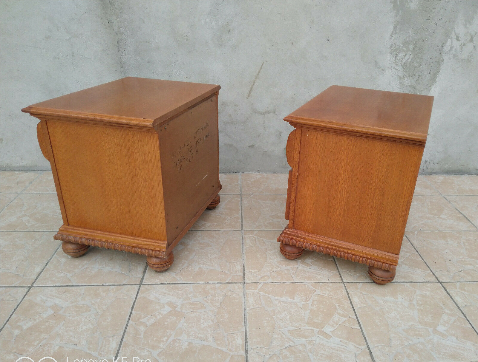Pair of Victorian Lexington bedside tables
