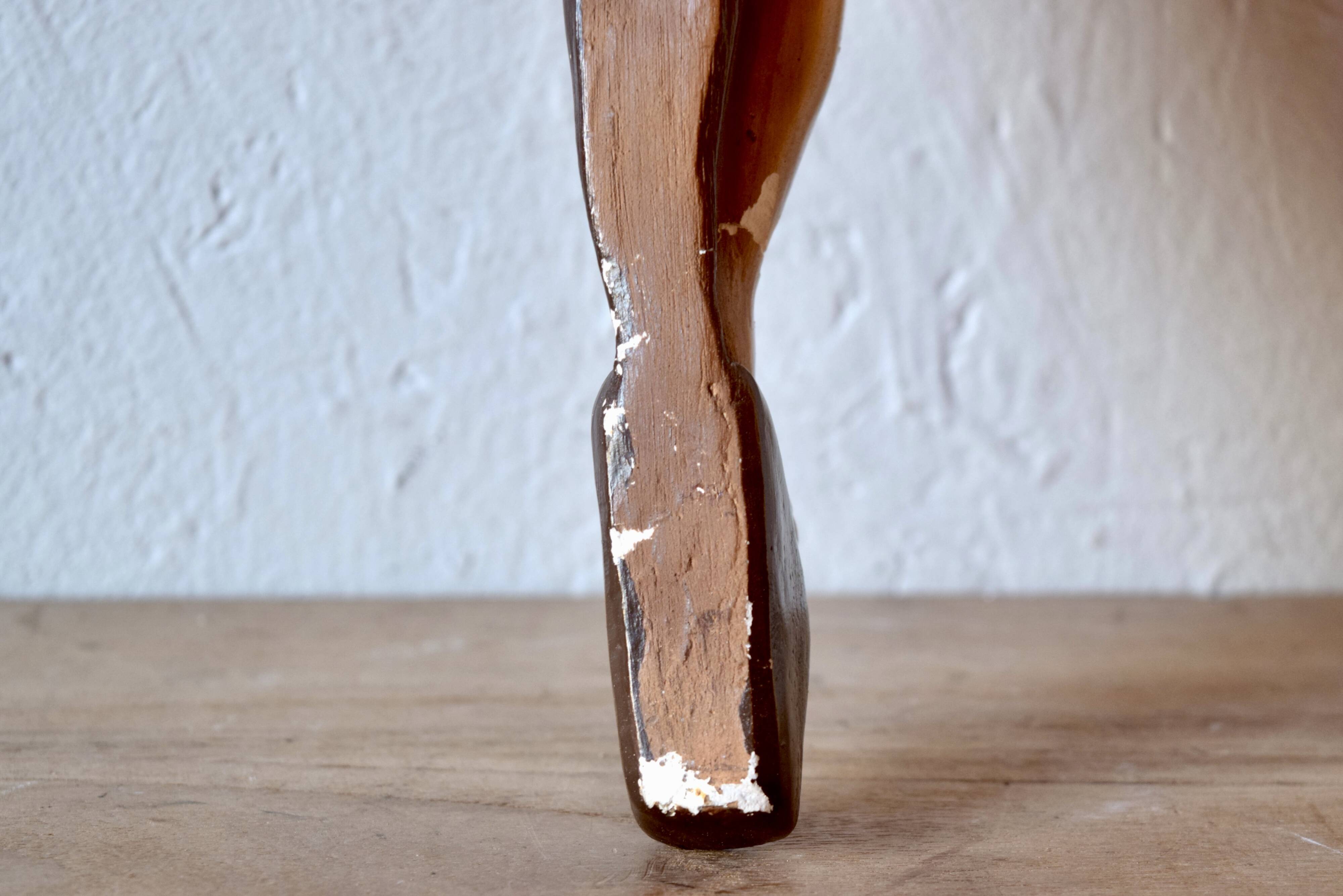Plaster hanging icon - sculpture of Jesus in crucifixion position