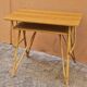 Bureau rotin vintage