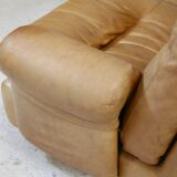 Leather sofa, Albany model, late 70's, Roset edition