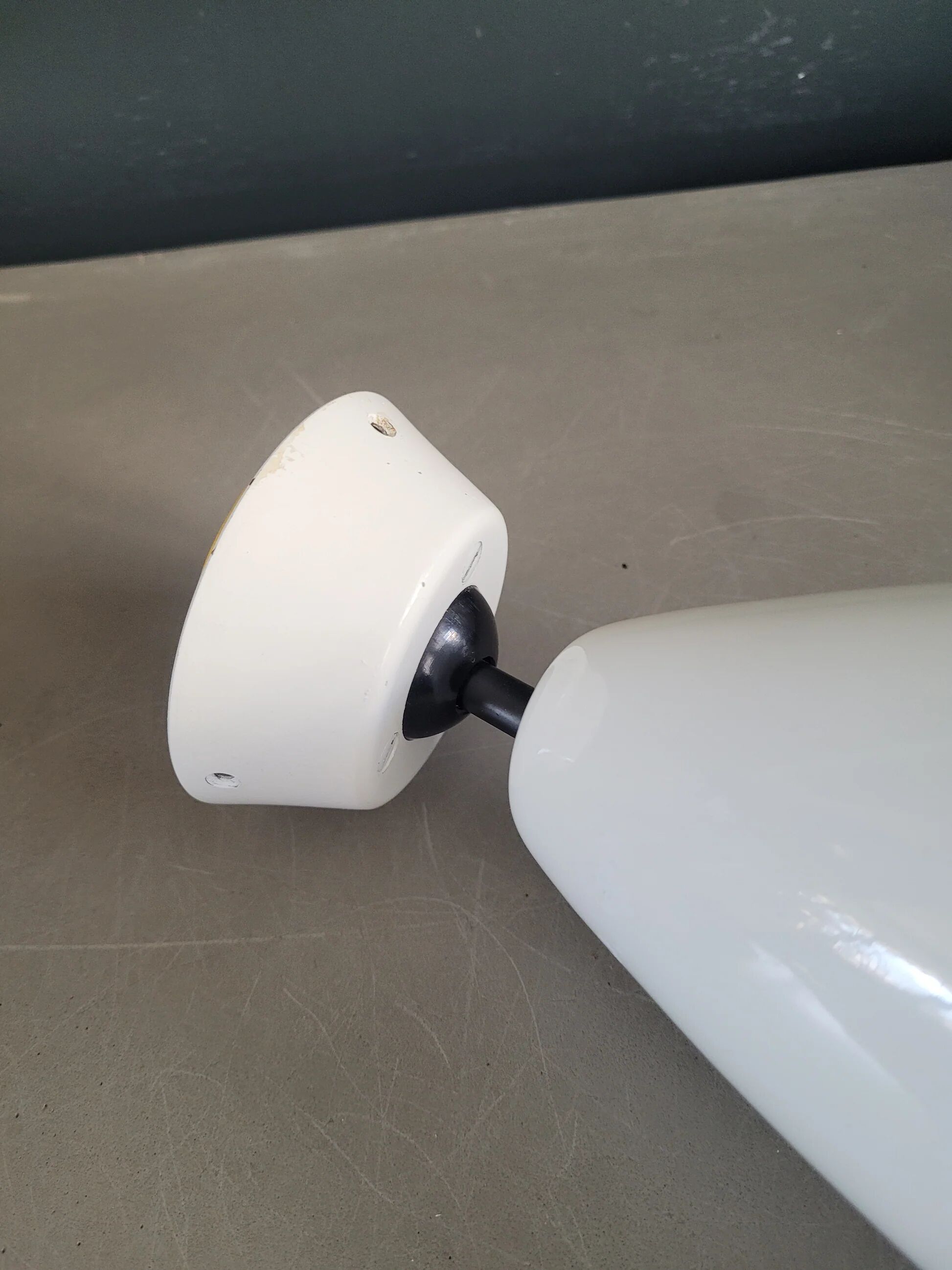 Applique articulée vintage en métal laqué douille céramique - Réf 849