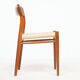 Lot de quatre chaises, Niels Otto Moller, modèle 75