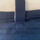 Pair of black monogrammed towels