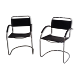 Pair of design armchairs