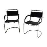 Pair of design armchairs