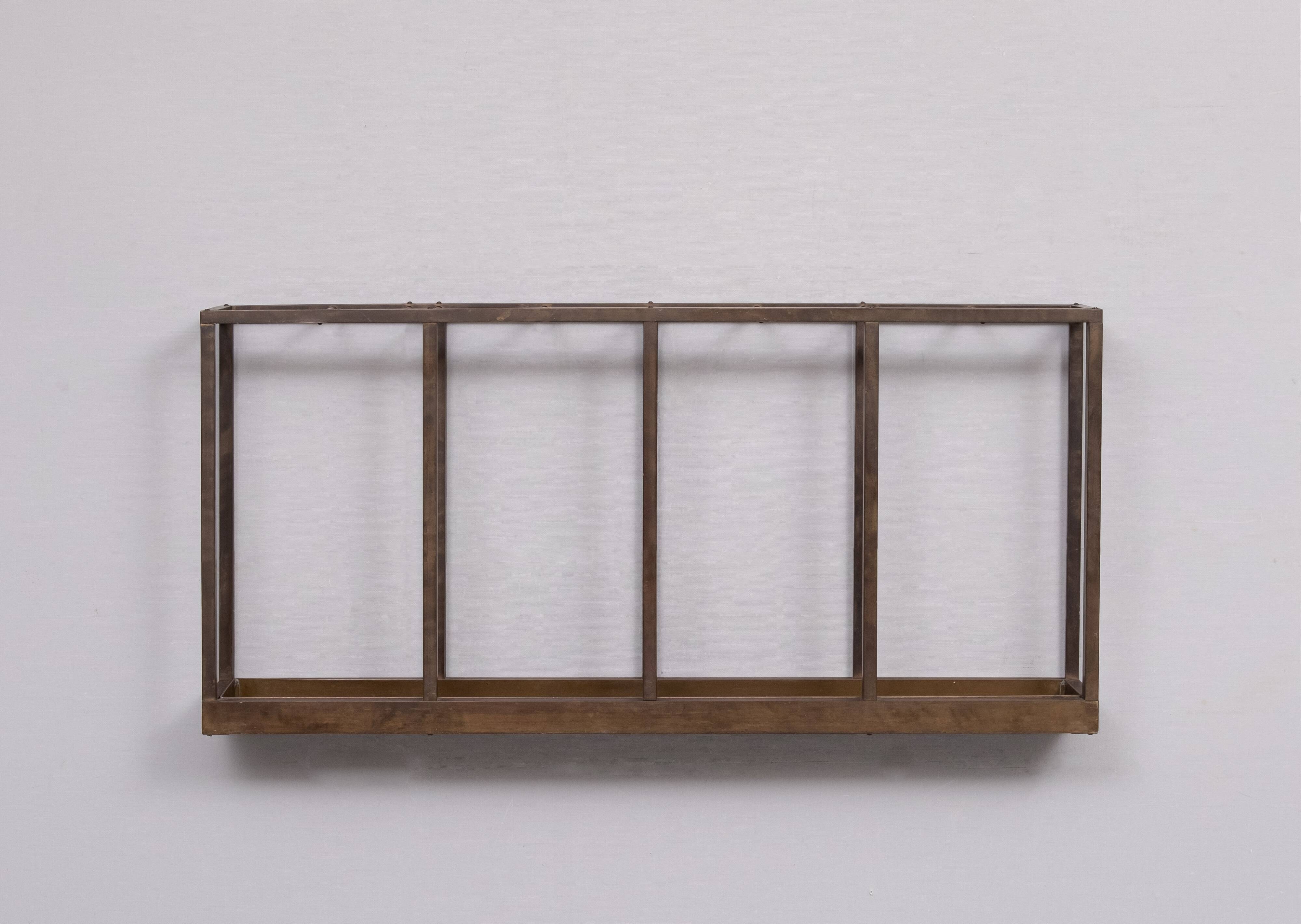 Art deco Brass Umbrella and walking stick stand 1930s Holland