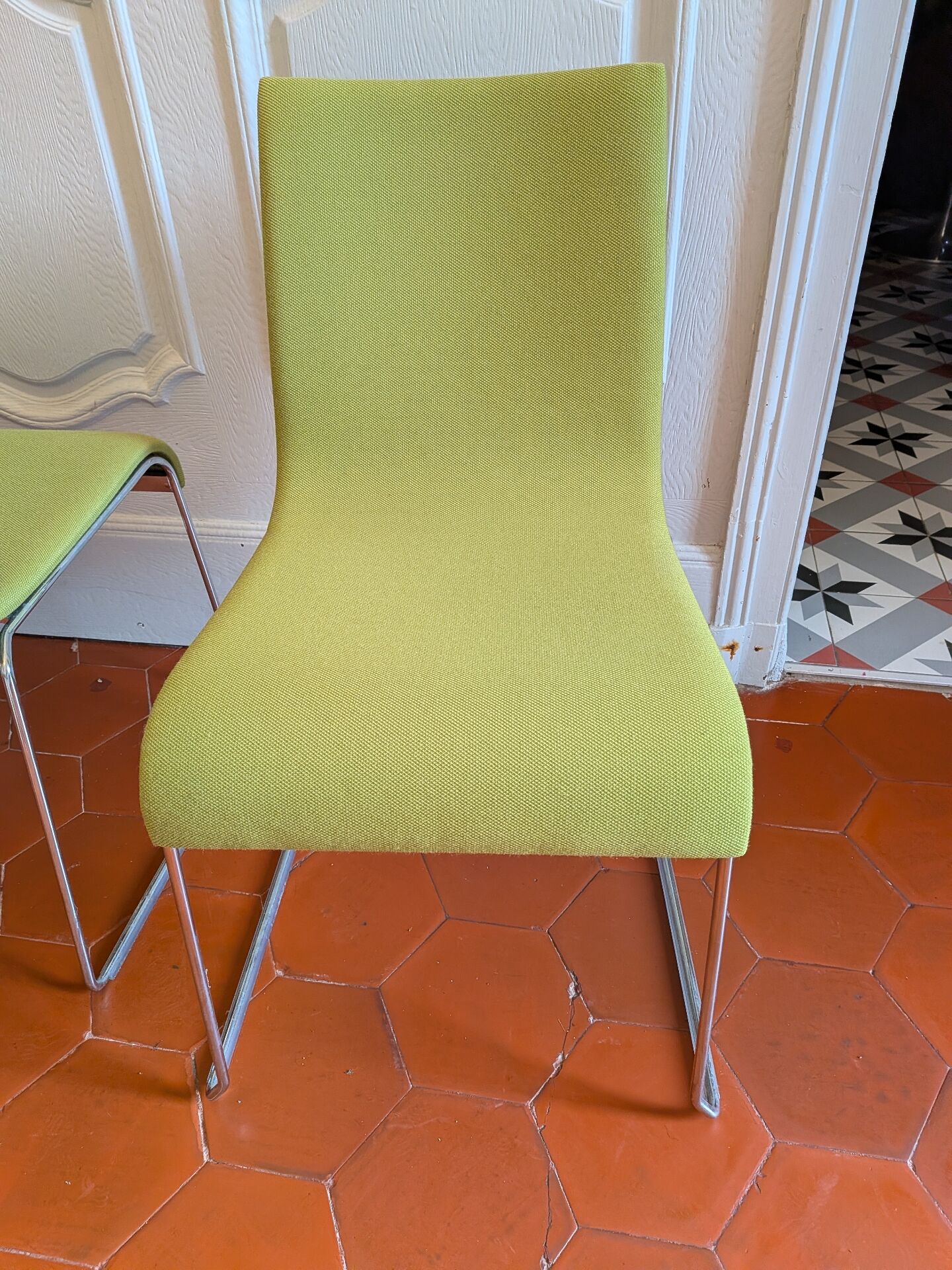Set of 4 designer chairs by Franzolini for Crassevig